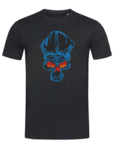 "Totenkopf mit brennenden Augen" Men's Organic T-Shirt in 4 Farben