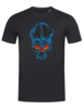 Men's  Organic T-Shirt skull with burning eyes in 4 colors