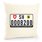 Pillow control plate 26x cantons to personalize