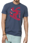 Men's Organic T-Shirt Snowboarder NO FEAR in 4 Farben