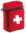 1 Liter Multi Pocket - MODULR - rot - Schweizer Kreuz