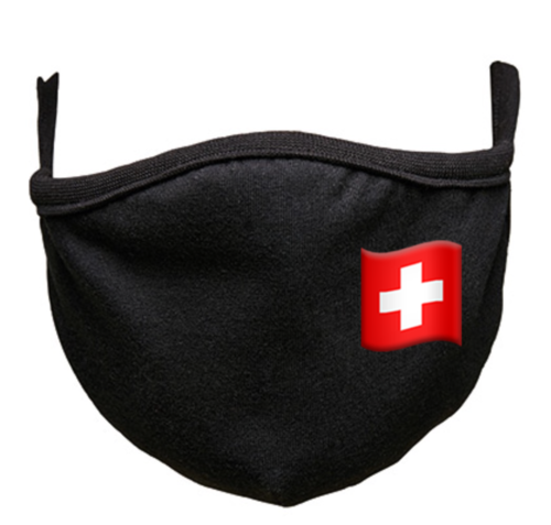 Baumwolle Gesichtsmaske Flagge Schweiz