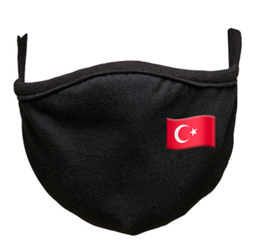 Baumwolle Gesichtsmaske Flagge Türkei