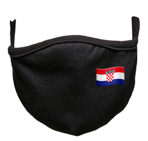 Baumwolle Gesichtsmaske Flagge Kroatien