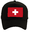 Schweiz Flagge Removable Patch Snapback Trucker