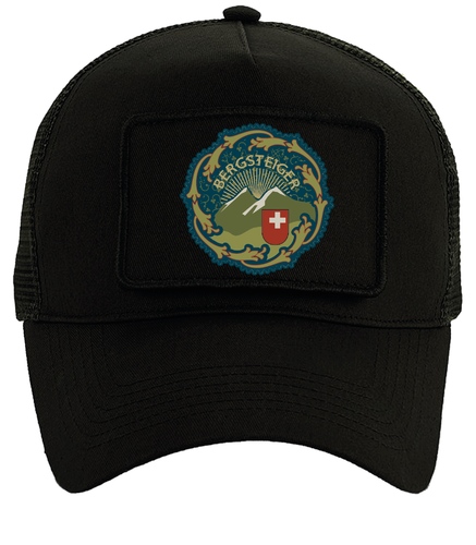 Mountaineer Removable Patch Snapback Trucker Cap